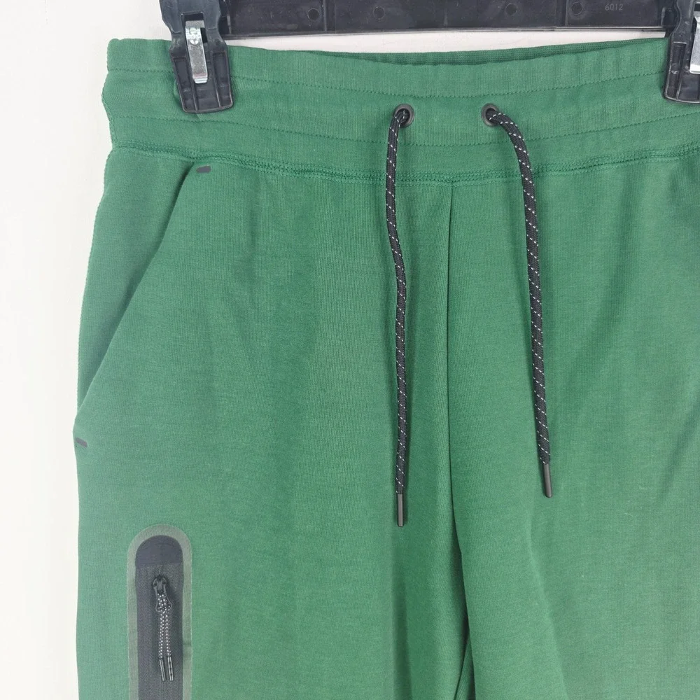 Nike Tech Fleece Joggers Mens Small Green Tapered Sweatpants CU4495-365 28X27
